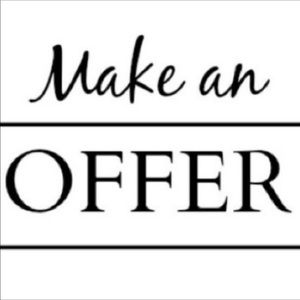 Reasonable offers accepted